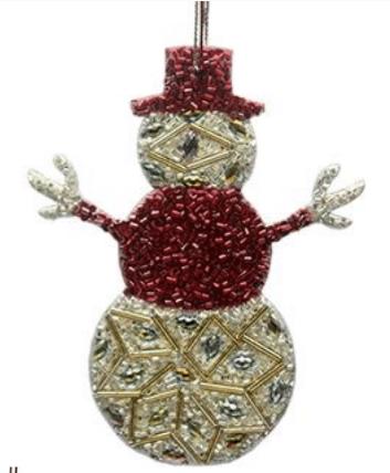 Snowman Christmas DÃ©cor Ornament