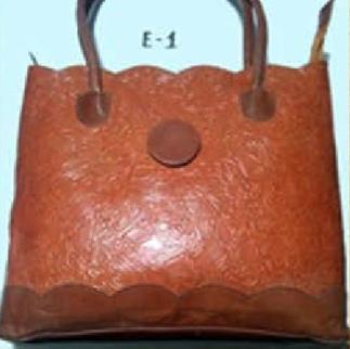 Vintage Handpainted Genuine Leather Shoulder Laptop Bag Work Totes for Women Purse Handbag with Back Zipper Pocket